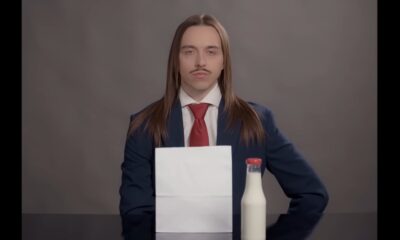 Tommy Cash în videoclipul piesei "Espresso Macchiato"