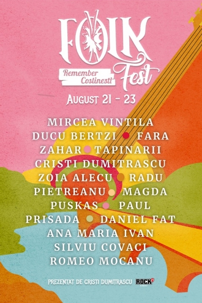 Poster eveniment Folk Fest Remember Costinești 2025