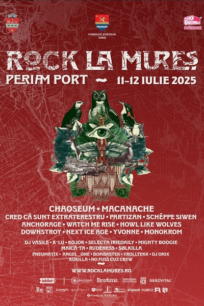 Poster eveniment Rock la Mureș 2025