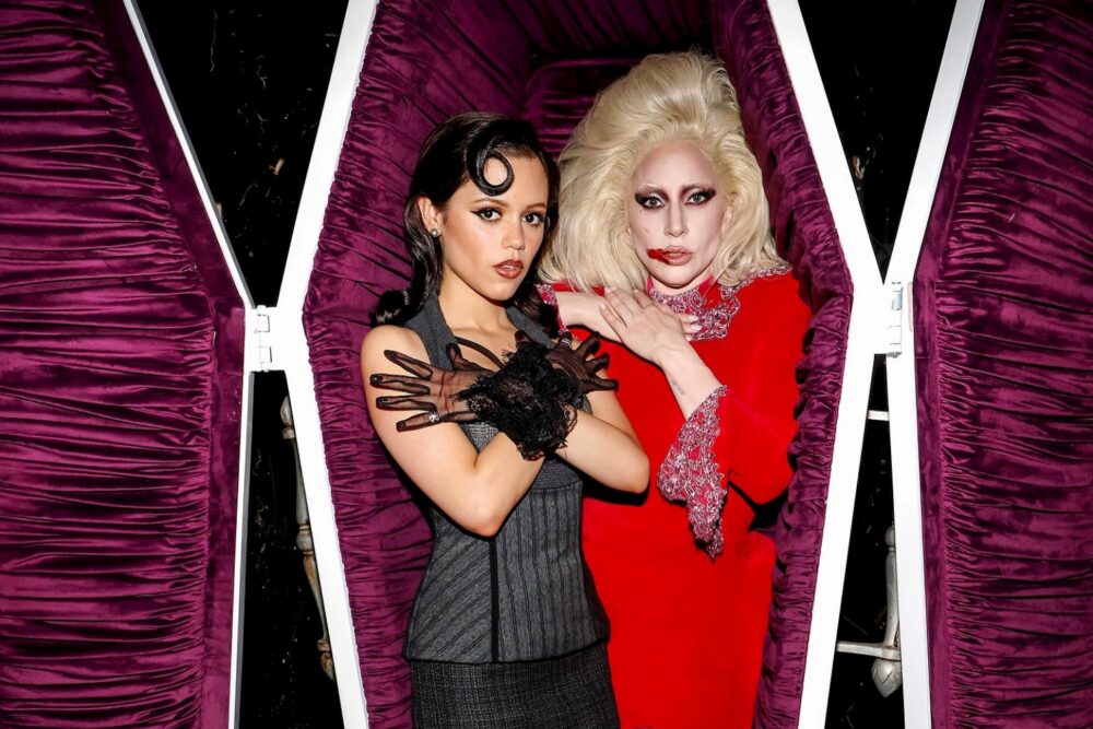 Lady Gaga și Jenna Ortega la Netflix Tudum 2025