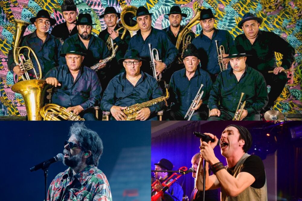 Fanfare Ciocărlia (foto Asphalt Tango Records), RATB și Zdob și Zdub (foto InfoMusic)