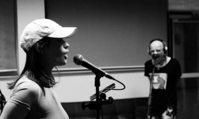 Omul cu Șobolani și Erika Isac în studio