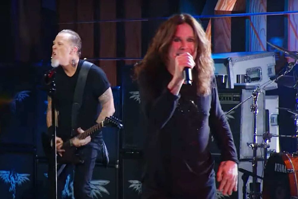 Ozzy Osbourne alături de Metallica la Madison Square Garden / Rock 'n' Roll Hall Of Fame 2009