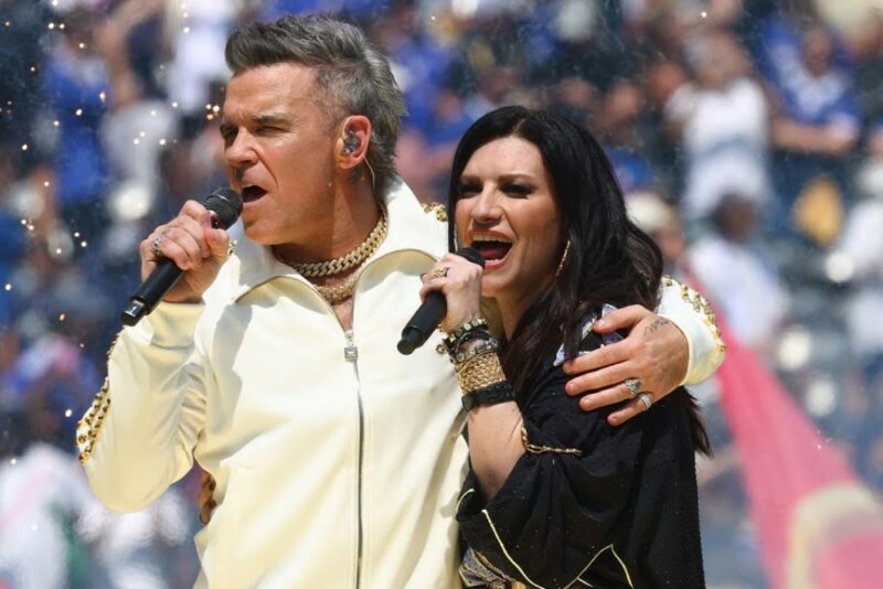 Robbie Williams și Laura Pausini live la Fifa 2025