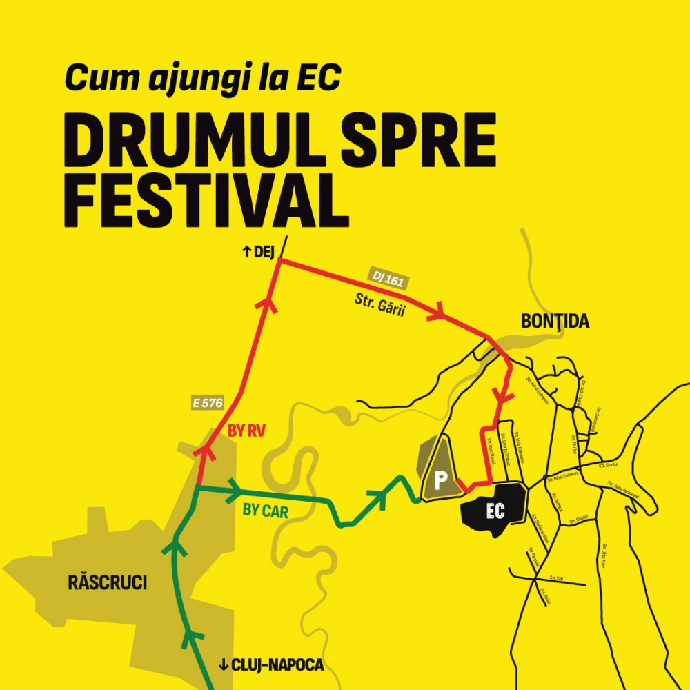 Rută mașini către EC 2025