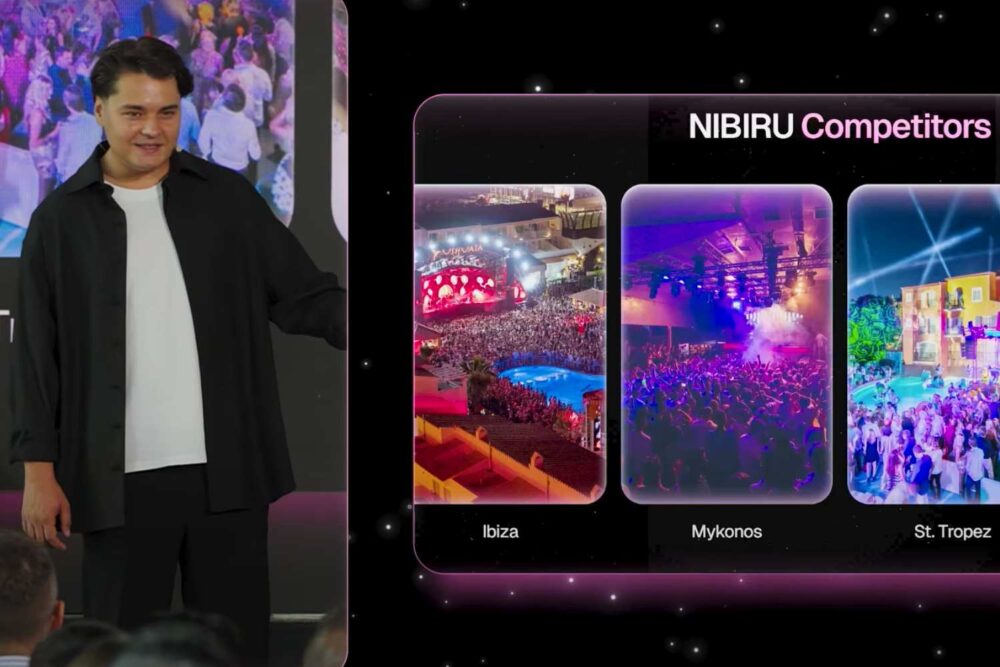 Selly la evenimentul de lansare Nibiru