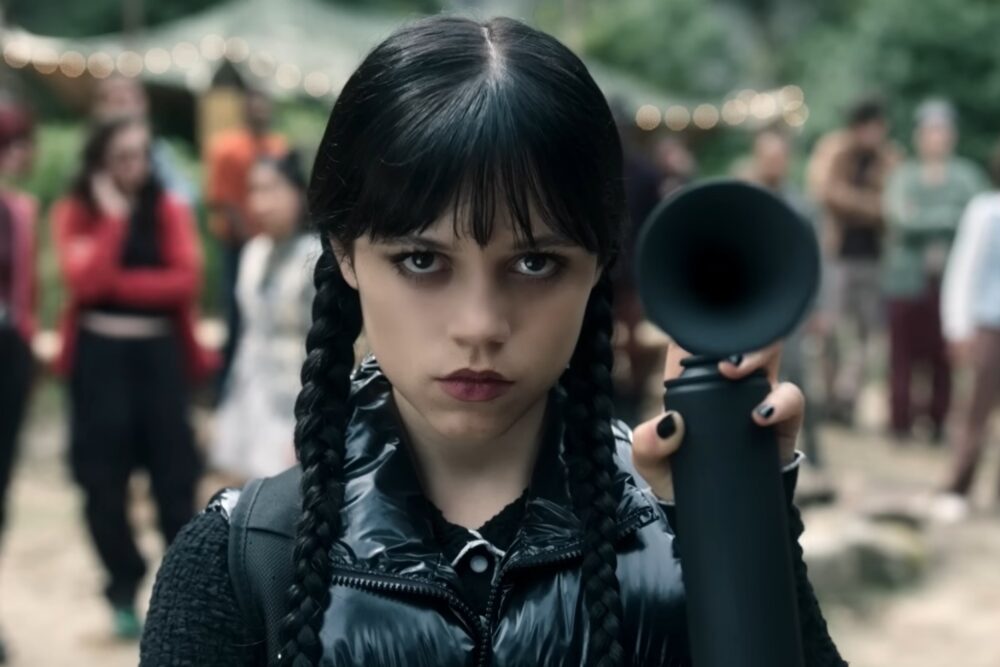Jenna Ortega în "Wednesday", sez 2