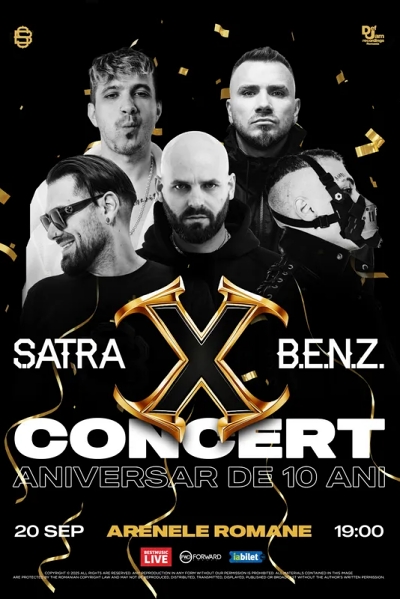 Poster eveniment Șatra B.E.N.Z. - 10 ani de haos organizat
