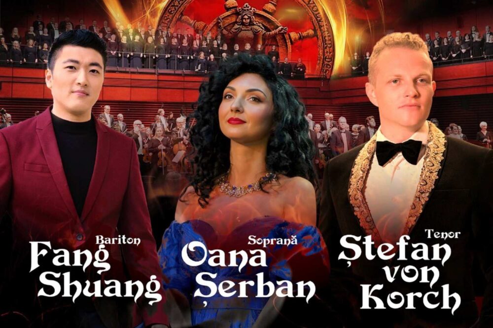 Carmina Burana, în interpretarea lui Stefan von Korch, Oana Maria Șerban și Fang Shuang