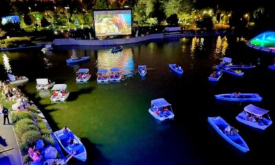 Cinema sub Stele în Parcul Drumul Taberei