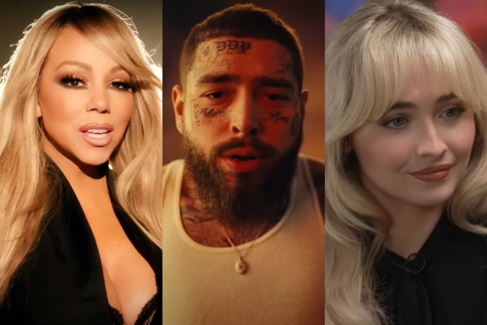 Mariah Carey, Post Malone, Sabrina Carpenter