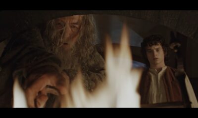 Gandalf și Frodo în "Lord of the Rings: The Fellowship of the Ring"