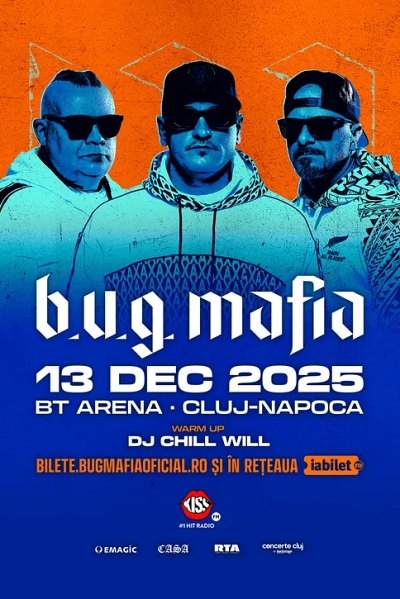 Poster eveniment B.U.G. Mafia