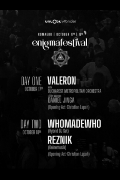 Poster eveniment Enigma Festival 2025