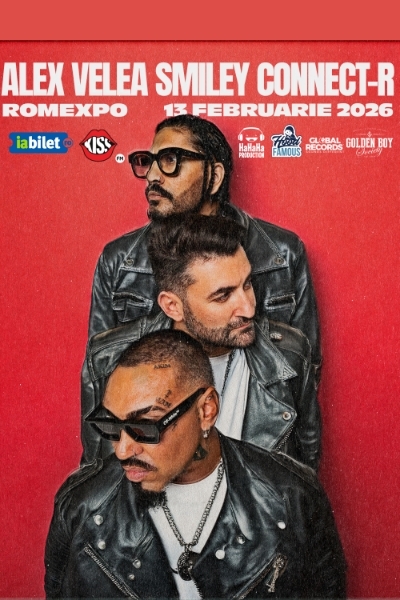 Poster eveniment Connect-R X Smiley X Alex Velea