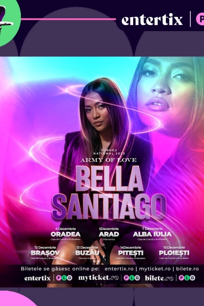 Poster eveniment Bella Santiago - Army of Love