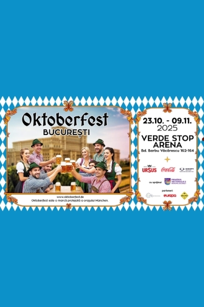 Poster eveniment Oktoberfest București 2025