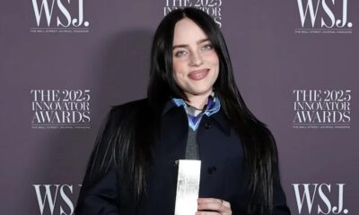 Billie Eilish la Wall Street Journal's Innovator Awards