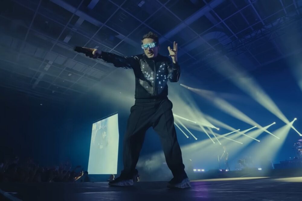 Matt Bellamy în mini documentarul Muse