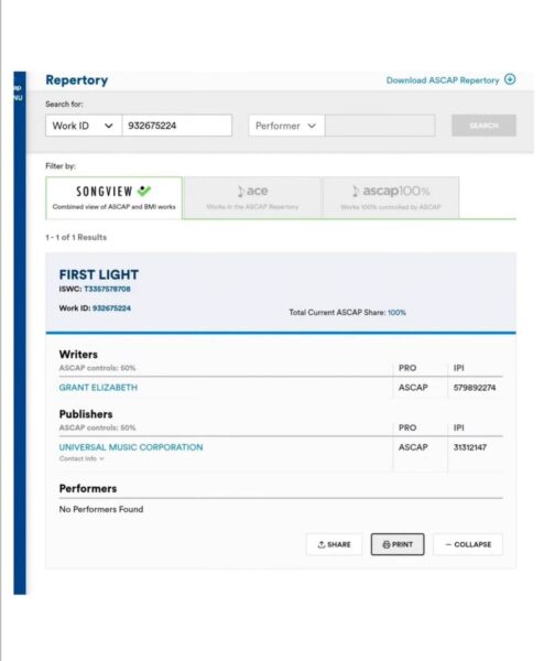 Lana del Rey a înregistra piesa "First Light" la ASCAP