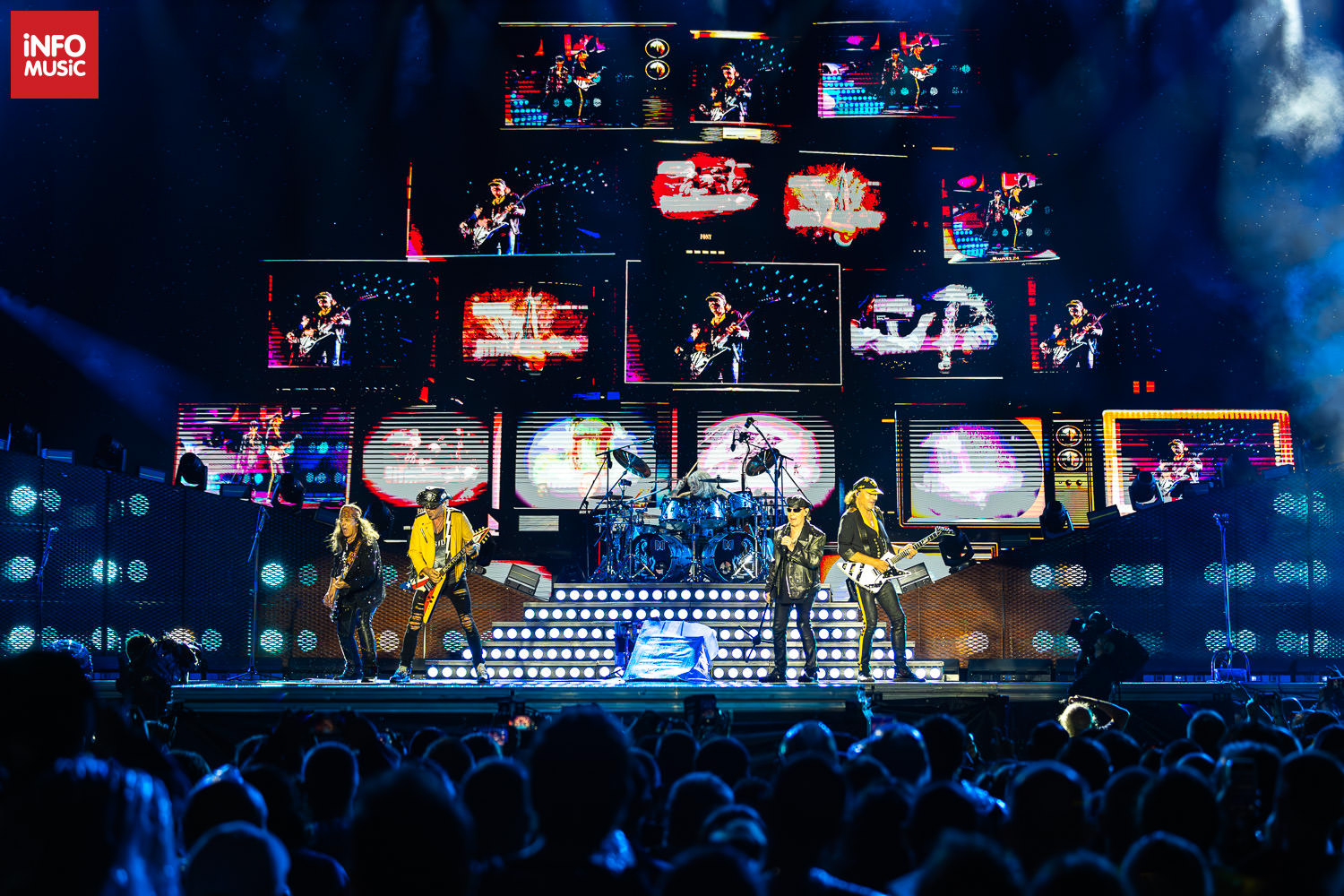 Pawel Maciwod (bass), Rudolf Schenker (chitara), Mikkey Dee (baterie), Klaus Meine (voce), Matthias Jabs (chitara) - Scorpions pe 11 septembrie 2025