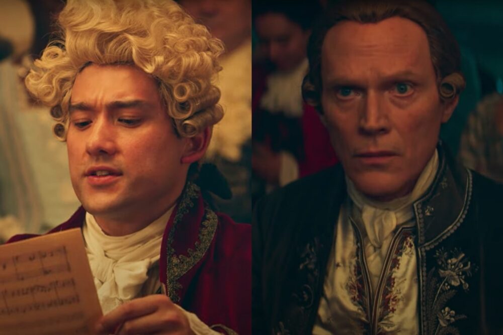 Mozart și Salieri în seria "Amadeus"
