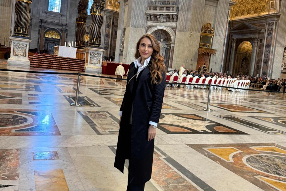 Iulia Vântur la Vatican