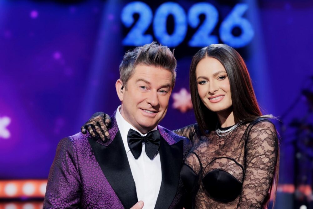 Raluka și Pavel Bartoș la filmările pentru PROTEVELION 2026