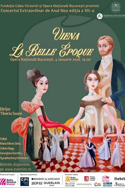 Poster eveniment Concertul Extraordinar de Anul Nou - Vienna, La Belle Epoque