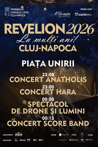 Poster eveniment Revelion 2026 Cluj-Napoca