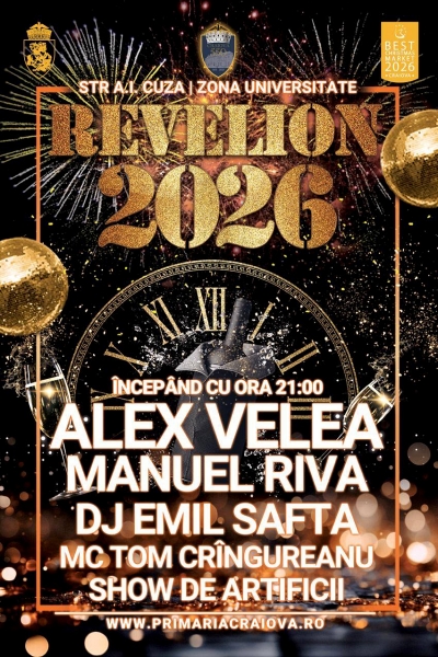 Poster eveniment Revelion 2026 Craiova