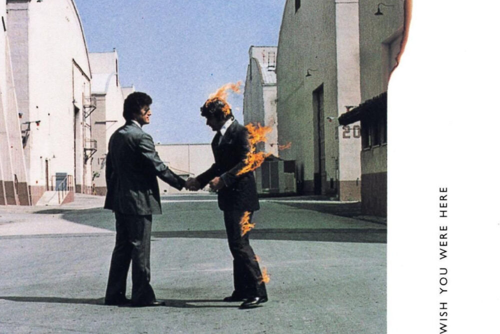 coperta pink floyd - wish you were here amazon