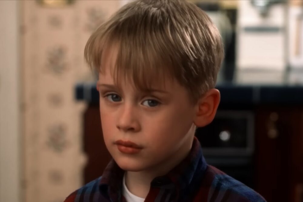 Macaulay Culkin în "Home Alone"