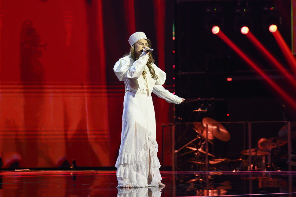 Raisa Radu în primul live Vocea României 2025, 6 decembrie 2025