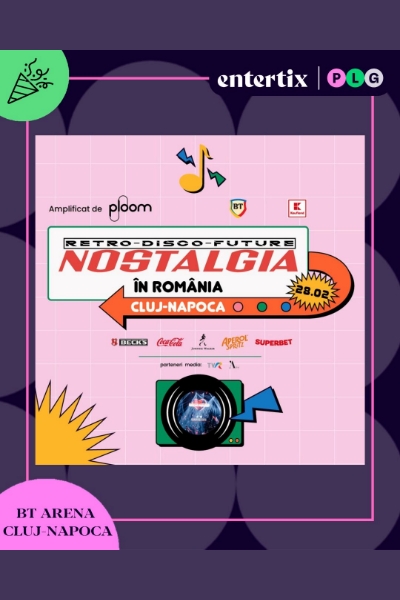 Poster eveniment Nostalgia Cluj-Napoca 2026
