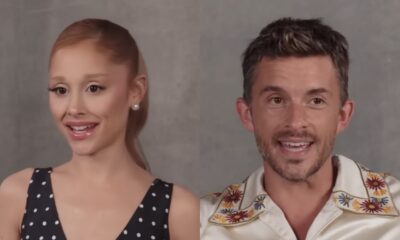 Ariana Grande și Jonathan Bailey într-un interviu pentru Vogue