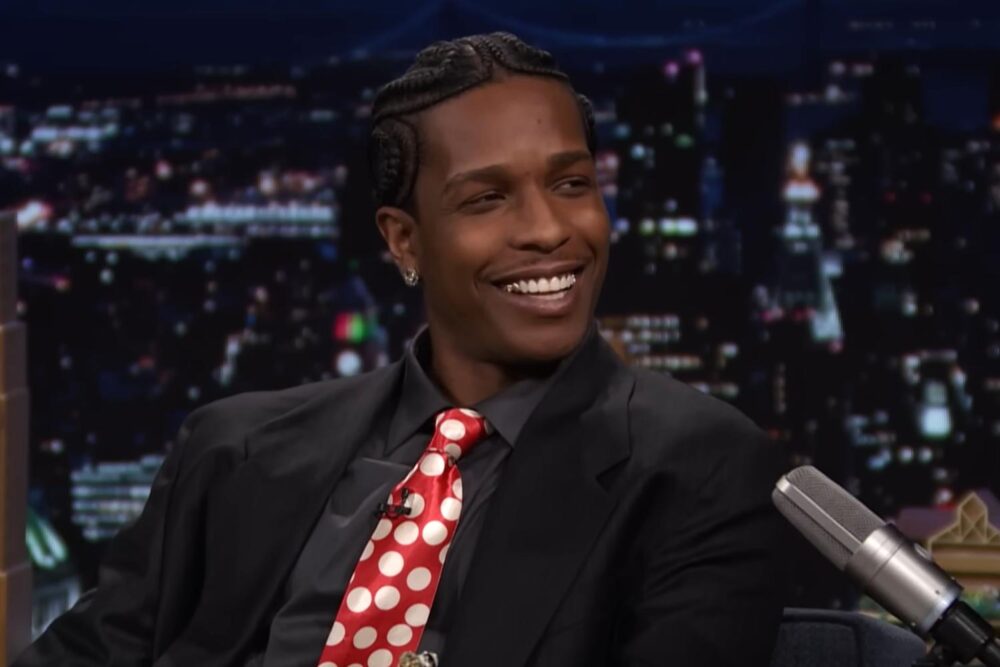 A$AP Rocky în emisiunea lui Jimmy Fallon