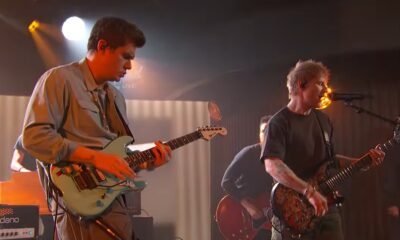 Ed Sheeran cântând ”Drive” cu Dave Grohl, Blake Slatkin, Rami Jaffee, Pino Palladino & John Mayer