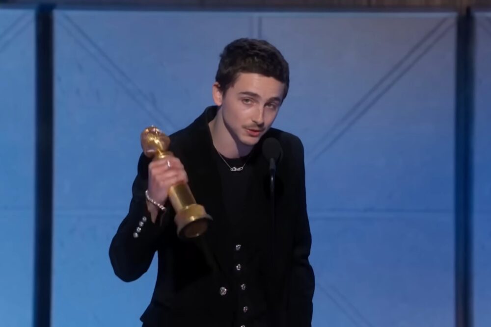 Timothee Chalamet la Globurile de Aur 2026
