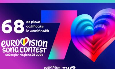68 de piese calificate în semifinala Selecției Naționale Eurovision 2026