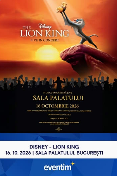 Poster eveniment Disney in Concert - Regele Leu