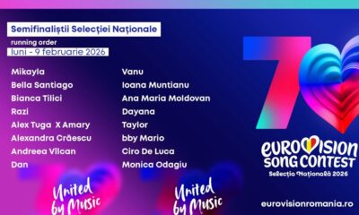 Piesele din prima semifinală a Selecției Naționale Eurovision 2026