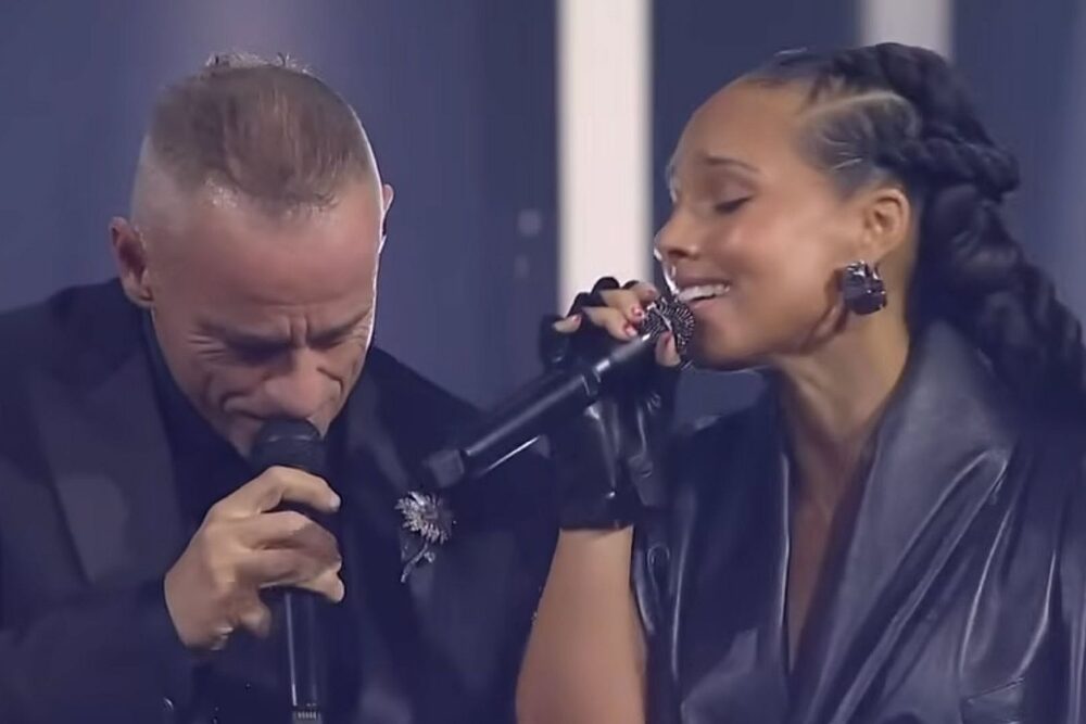 Eros Ramazzotti Alicia Keys L'aurora Live Sanremo 2026