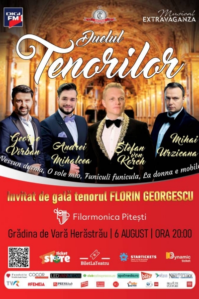 Poster eveniment Ștefan von Korch - Duelul Tenorilor
