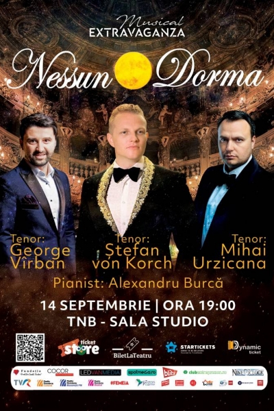 Poster eveniment Ștefan von Korch - Nessun Dorma