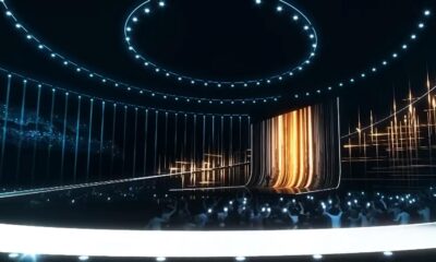 Simulare grafică a scenei Eurovision de la Viena