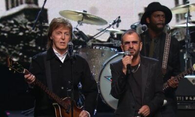 Paul McCartney și Ringo Starr live