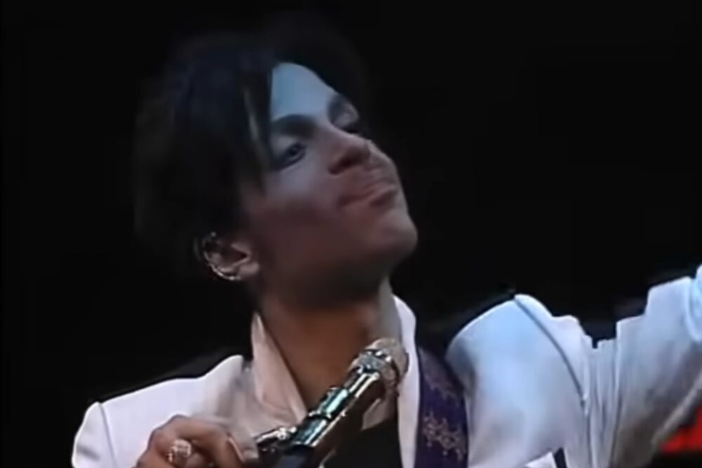 Prince în materialul video pentru "With This Tear"
