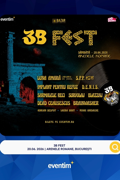 Poster eveniment 3B Fest 2026