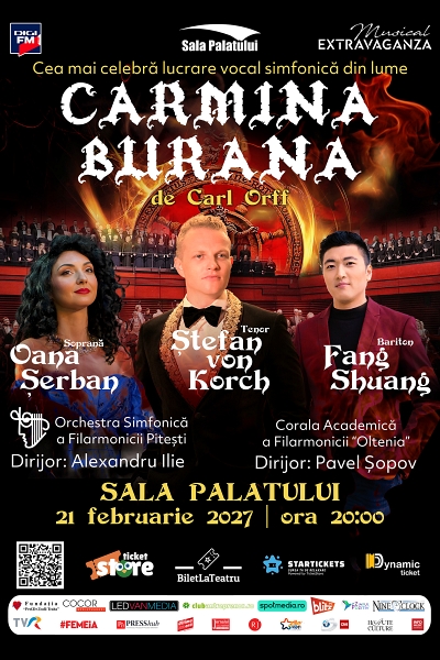 Poster eveniment Ștefan von Korch - Carmina Burana